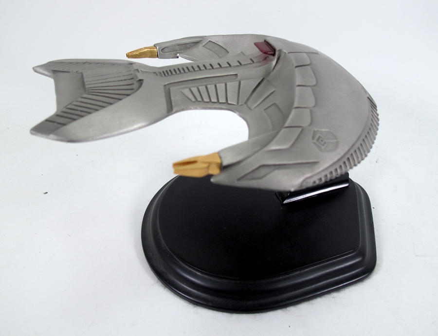 Star Trek TNG Ferengi Marauder Large Scale Pewter Replica Franklin Mint - Click Image to Close