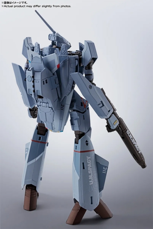 Macross Zero VF-0A Phoenix Valkyrie with QF-2200D-B Ghost Hi-Metal R Transforming Figure - Click Image to Close