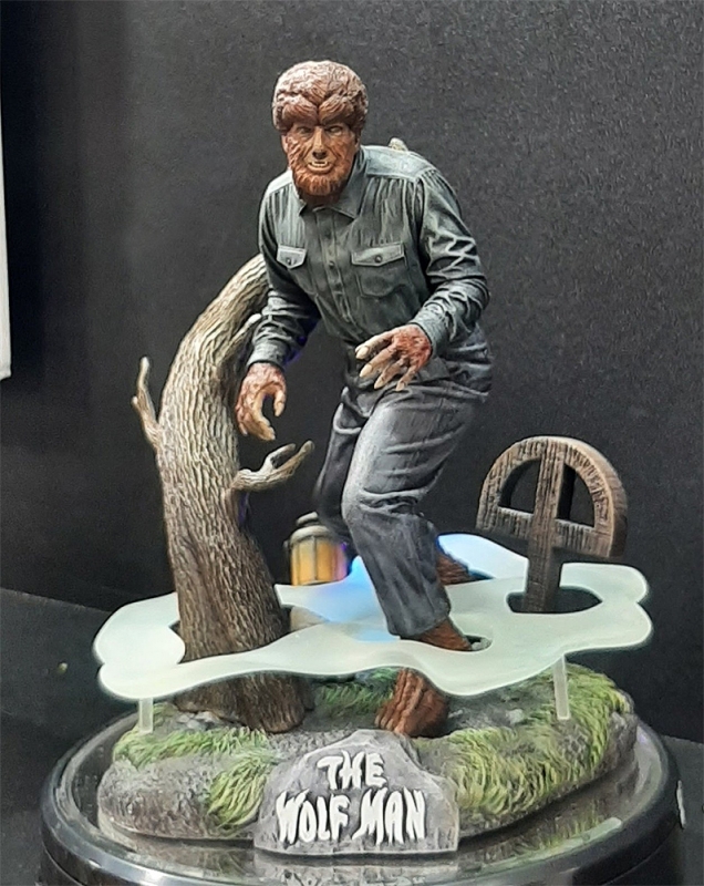 Wolf Man 1941 1/8 Scale Model Kit by X-Plus Japan Lon Chaney Jr. Universal Monsters - Click Image to Close