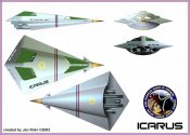 Icarus 1968 Full Ship 1/72 Scale Model Kit