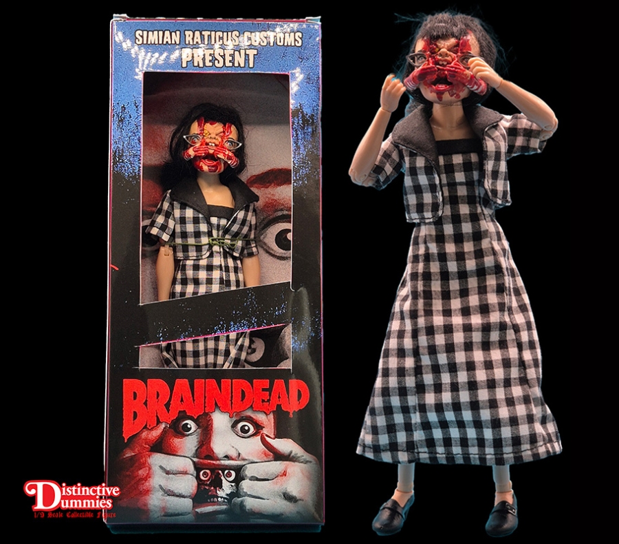 Brain Dead / Dead Alive Rita Bridel - Selwyn Faceburst 8" Retro Style Boxed Figure - Click Image to Close