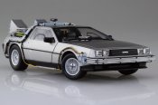 Back To The Future Part I DeLorean Time Machine 1/24 Scale Model Kit Aoshima