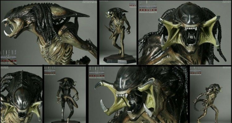 Sideshow Aliens vs. Predator Requiem Diorama Statue