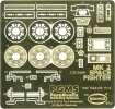 Battlestar Galactica 2003 Colonial Viper MK II 1/32 Scale Model Photoetch & Decals Set for Moebius