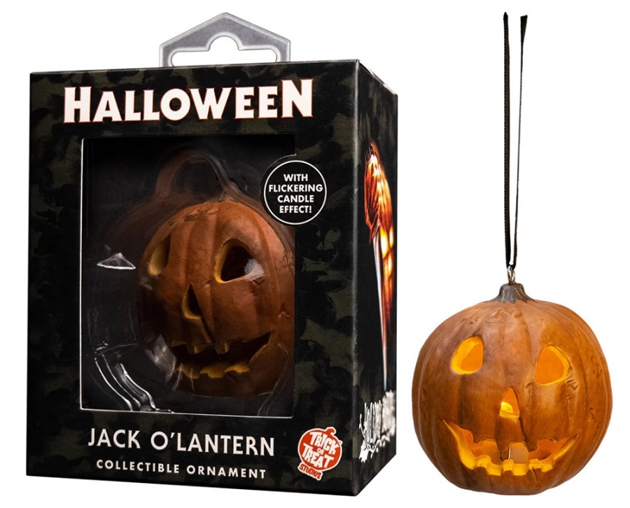 Halloween (1978) Jack O'Lantern Pumpkin Light-Up Ornament - Click Image to Close