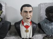 Universal Monsters Legacy Busts and DVD Set 2004 Dracula, Frankenstein and The Wolf Man