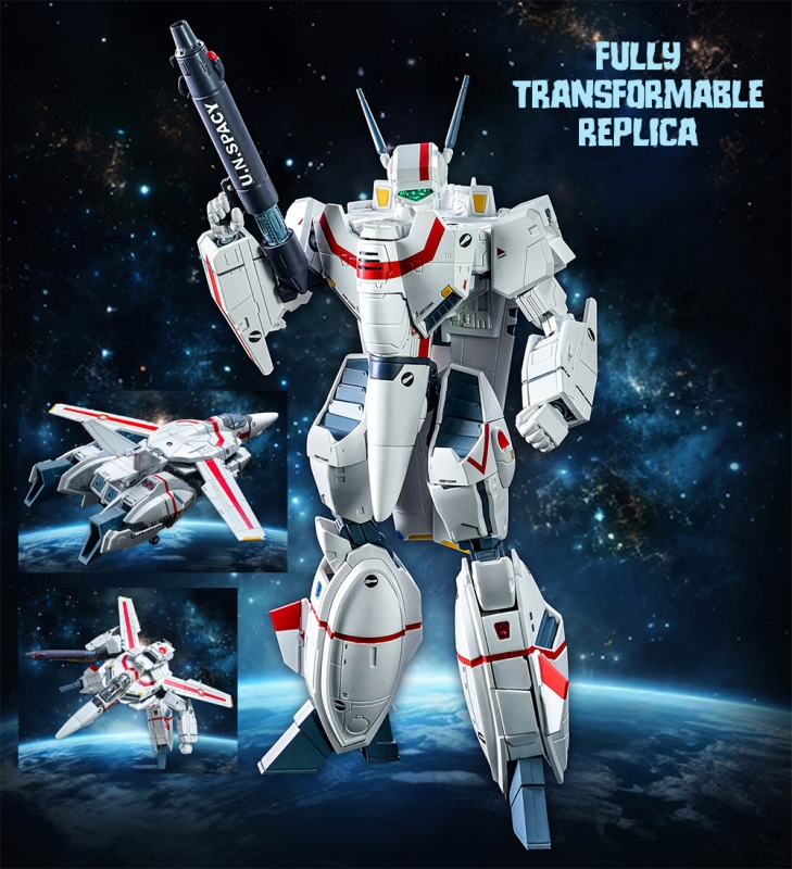 Macross Robotech Veritech VF-1J Transformable Replica - Click Image to Close