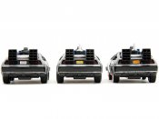 Back To The Future 1/32 Scale Delorean Time Machine 3-Pack Diecast Cars