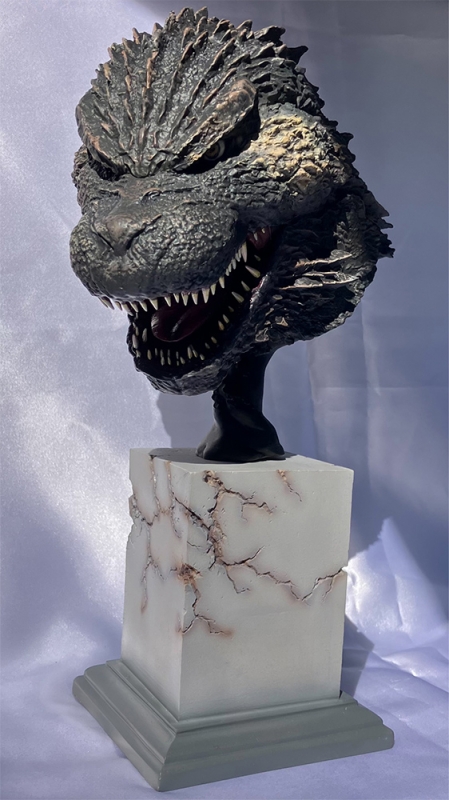 Godzilla Minus One 2023 Toho Kaiju Collection 36th Godzilla Bust Statue - Click Image to Close