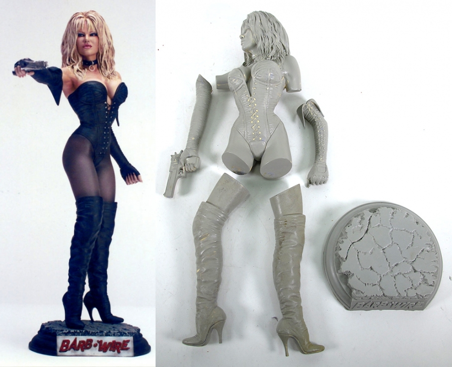 Barb Wire Pamela Anderson 1/5 Scale Original Master for Model Kit - Click Image to Close