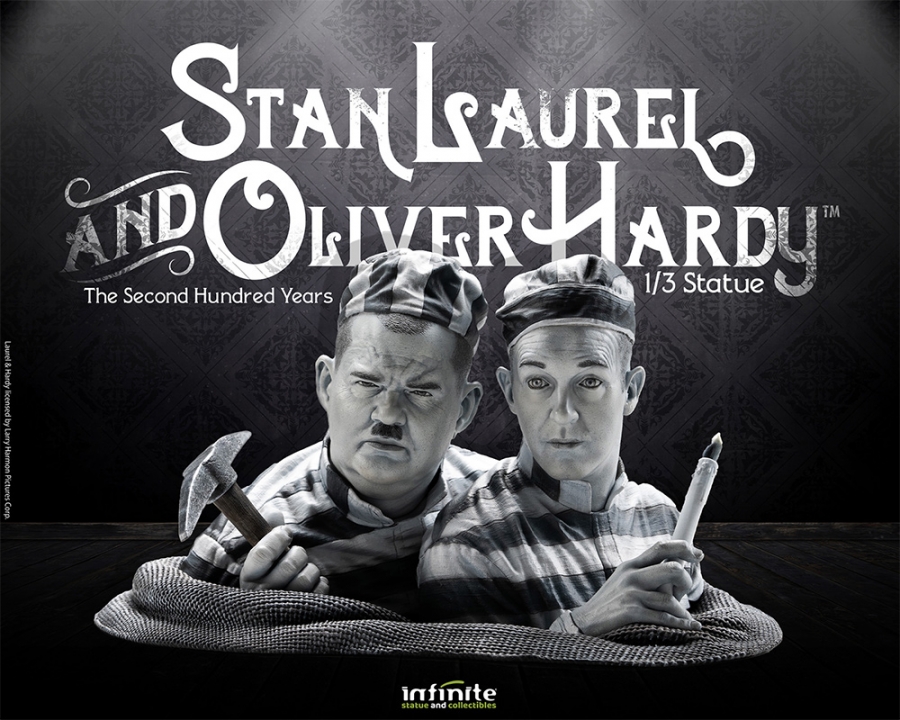 Laurel & Hardy 1/3 Scale Statue Stan & Oliver - Click Image to Close