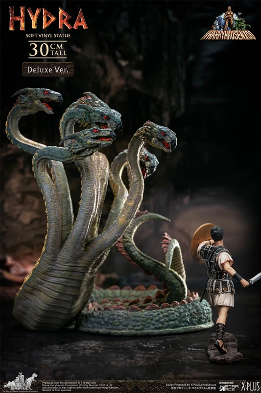 Jason and the Argonauts Hydra (Deluxe Version) Soft Vinyl Statue by X-Plus - Click Image to Close
