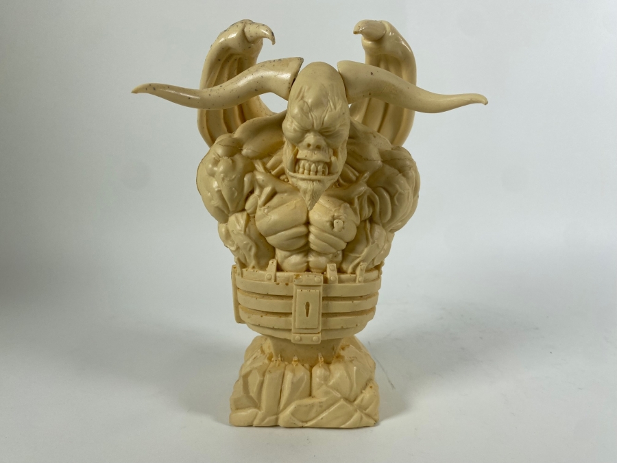 Verotik Style Demon 7.5" Bust Unpainted Resin Model - Click Image to Close