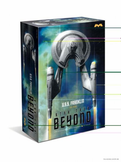 Star Trek Beyond U.S.S. Franklin 1/350 Scale Plastic Model Kit by Moebius Star  Trek Beyond U.S.S. Franklin 1/350 Scale Plastic Model Kit [18TMO01] -  $49.99 : Monsters in Motion, Movie, TV Collectibles,