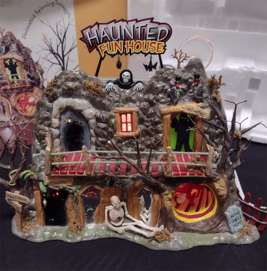 Department 56 Haunted Fun House Snow Village Halloween Display