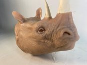 10,000 B.C. Silicone Rhinoceros Head Prop