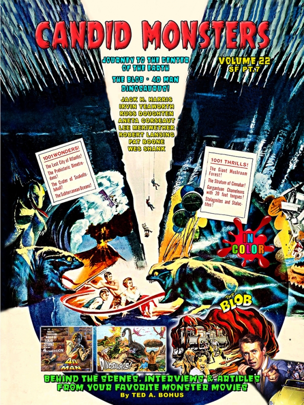 Candid Monsters Volume 22 Softcover Book Full Color Journey to the Center of the Earth and The Blob - Click Image to Close