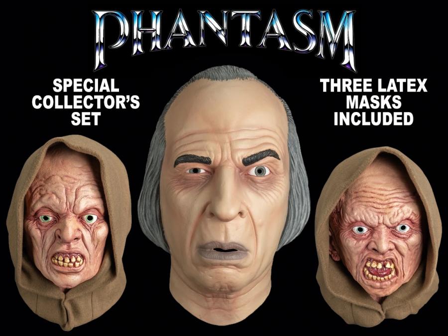 Phantasm 1979 Special Collectors Set of 3 Latex Masks Tall Man and Lurkers - Click Image to Close