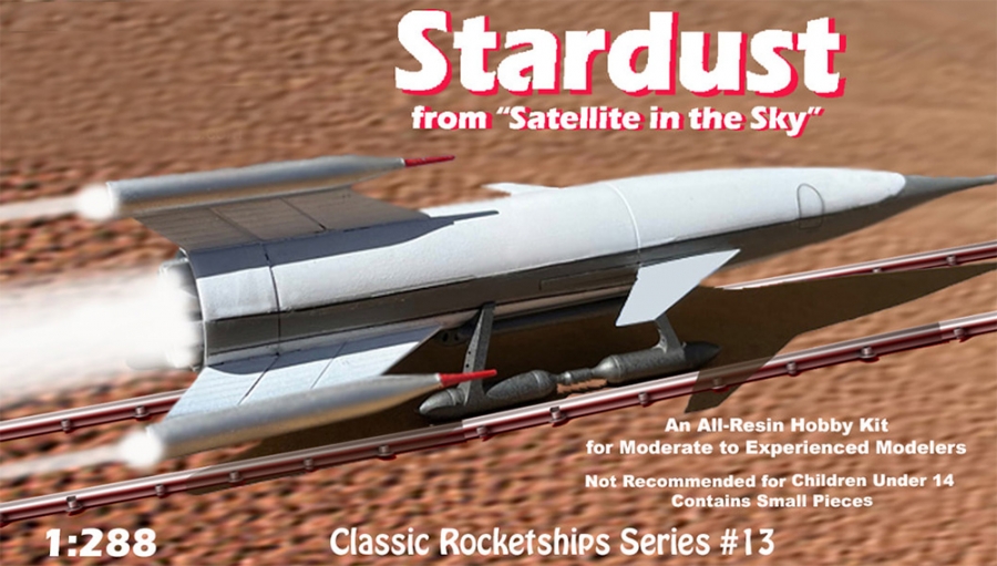 Satellite in the Sky 1956 Stardust Rocket 1/228 Scale Model Kit - Click Image to Close