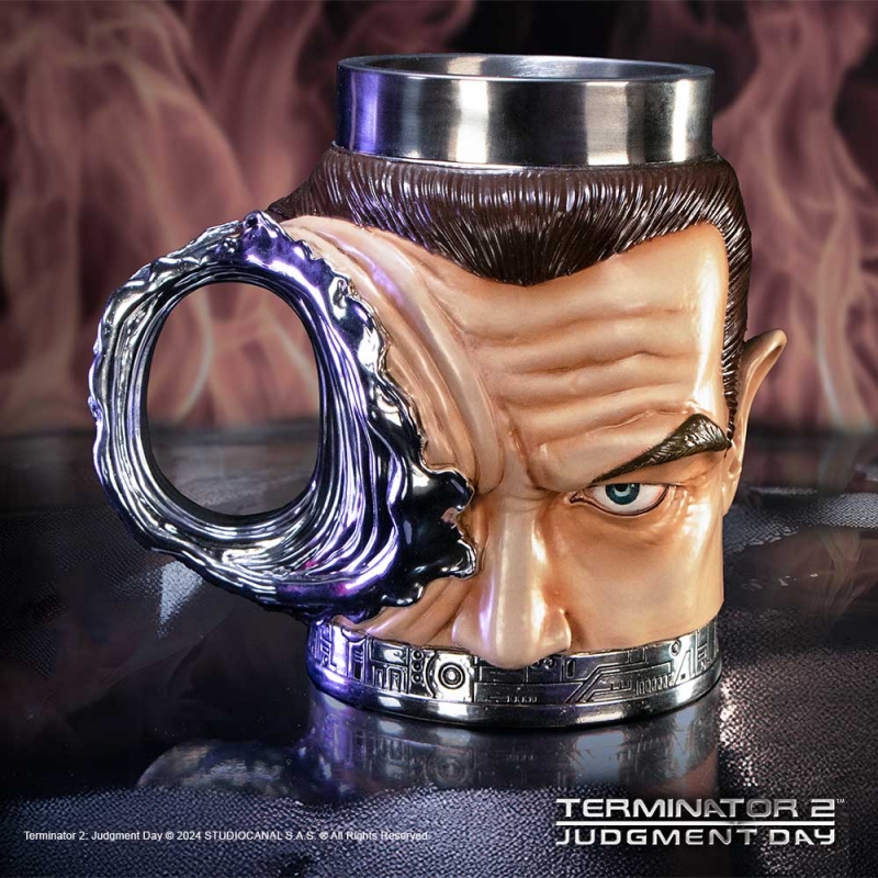 Terminator 2: Judgement Day T-1000 Tankard Mug - Click Image to Close