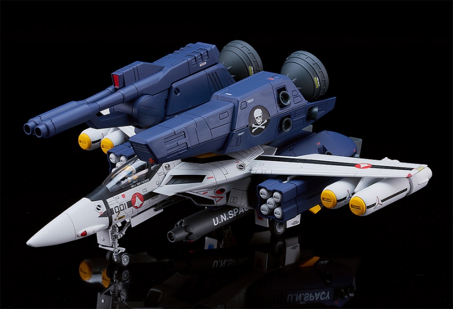 Macross Robotech VF-1S Strike Valkyrie Skull Leader 1/72 Scale Model Kit by Max Factory PLAMAX - Click Image to Close