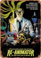 Re-Animator 1985 US Movie Poster 10" x 14" Metal Sign H.P. Lovecraft
