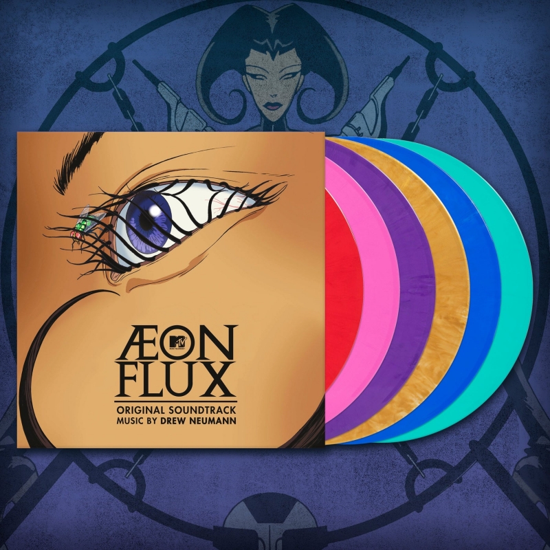 AEON FLUX Original Series Soundtrack Vinyl 6-LP Box Set - Click Image to Close