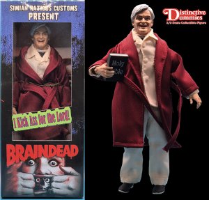 Brain Dead / Dead Alive Father McGruder 8" Retro Style Figure