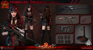 Red Alert Soviet Sniper Squad - Nastya 1/6 Scale Figure