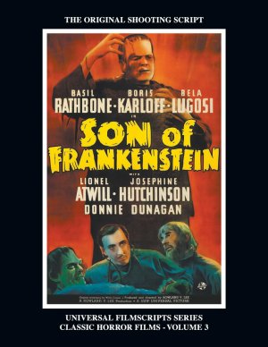 Son of Frankenstein Universal Filmscripts Hardcover Book Vol. 3 Boris Karloff & Bela Lugosi