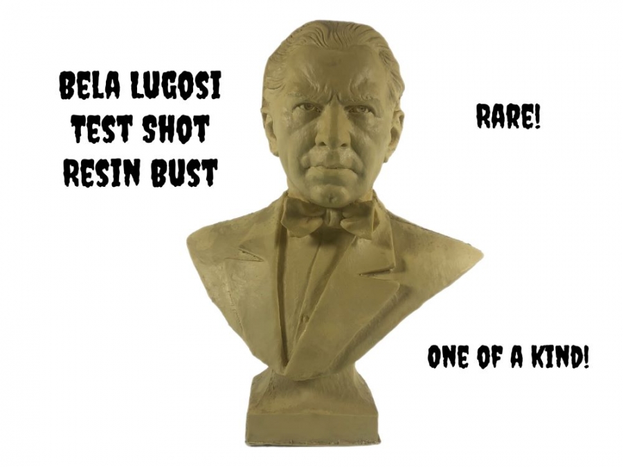 Bela Lugosi Test Shot 14" Resin Half-Scale Bust - Click Image to Close