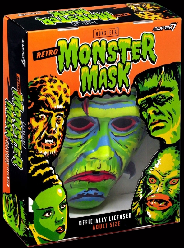 Frankenstein (Green) Universal Monster Mask - Click Image to Close