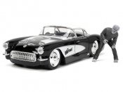 Wolfman 1957 Chevy Corvette 1/24 Scale Die-Cast Vehicle with Figure