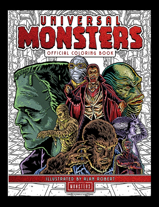 Universal Monsters: The Official Coloring Book   - Click Image to Close