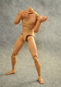 Male Body Narrow Shoulders 1/6 Scale Action Figure Body