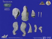 One Million Years B.C. Triceratops 16" Long Vinyl Model Kit Ray Harryhausen