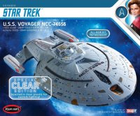 Star Trek U.S.S. Voyager 1/1000 Scale (CLEAR) Model Kit by Polar Lights