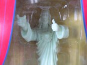 Dogma Buddy Christ GLOW IN THE DARK Dashboard Statue View Askew