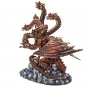 Hydra Dragon 14" Polyresin Statue