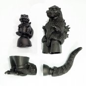 Godzilla 1993 Mame Godzilla and Baby Godzilla Soft Vinyl Model Kit by Kaiyodo