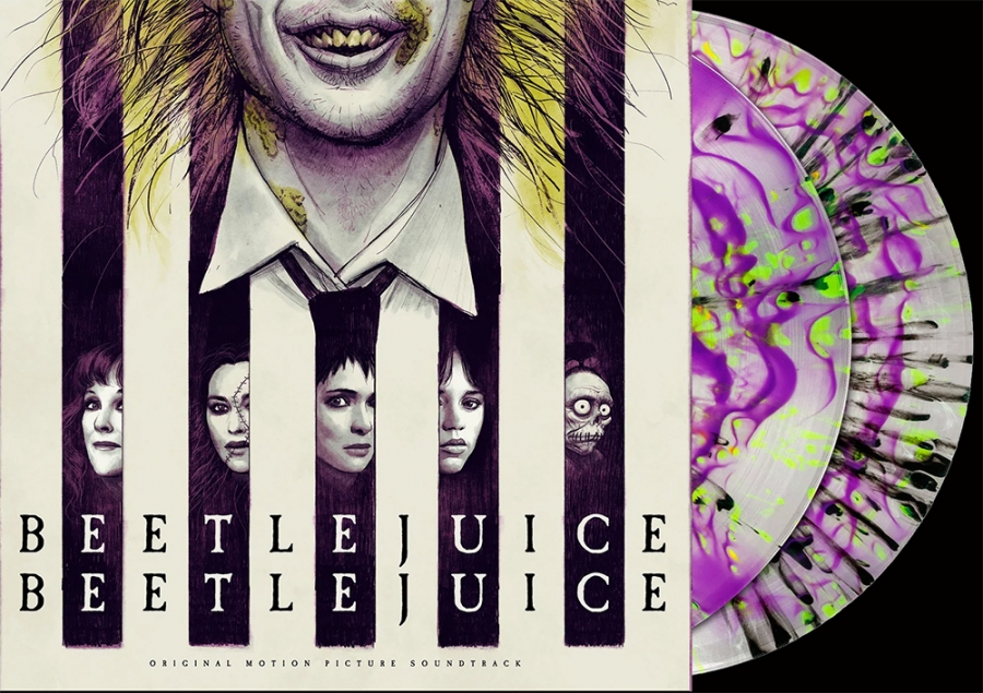 Beetlejuice Beetlejuice 2024 Soundtrack LP 2 Disc Set Danny Elfman - Click Image to Close