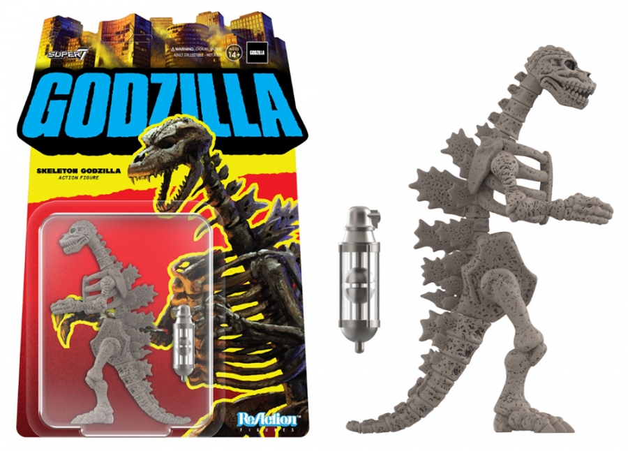 Godzilla 1954 Godzilla Skeleton with Oxygen Destroyer TOHO ReAction Figure LIMITED EDITION - Click Image to Close