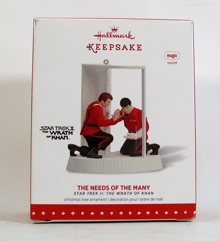 Star Trek II Wrath of Khan Needs of the Many Hallmark Ornament - Click Image to Close