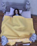 Exorcist Regan MacNeil 8 Inch Retro Style Deluxe Figure with Bed