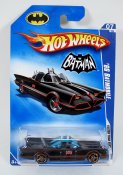 Batman 1966 Batmobile Hotwheels 2009 07/10 Faster Then Ever Diecast Replica