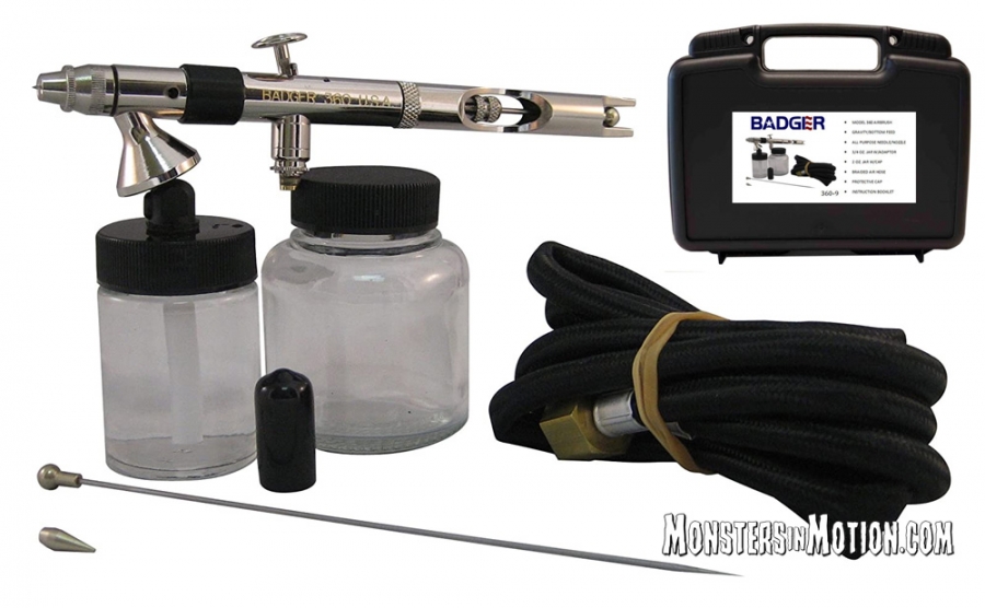 Badger Airbrush 360-9 Universal Deluxe Airbrush Set with Storage Case - Click Image to Close