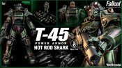 Fallout T-45 Hot Rod Shark Power Armor 1/6 Scale Figure by Three Zero