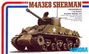 Sherman Tank U.S Army WWII 1/48 Scale Aurora Re-Issue Model Kit by Atlantis