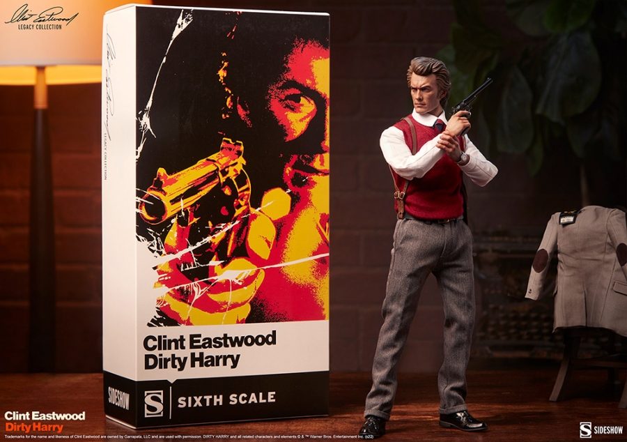 Dirty Harry Clint Eastwood 1/6 Scale Figure by Sideshow - Click Image to Close