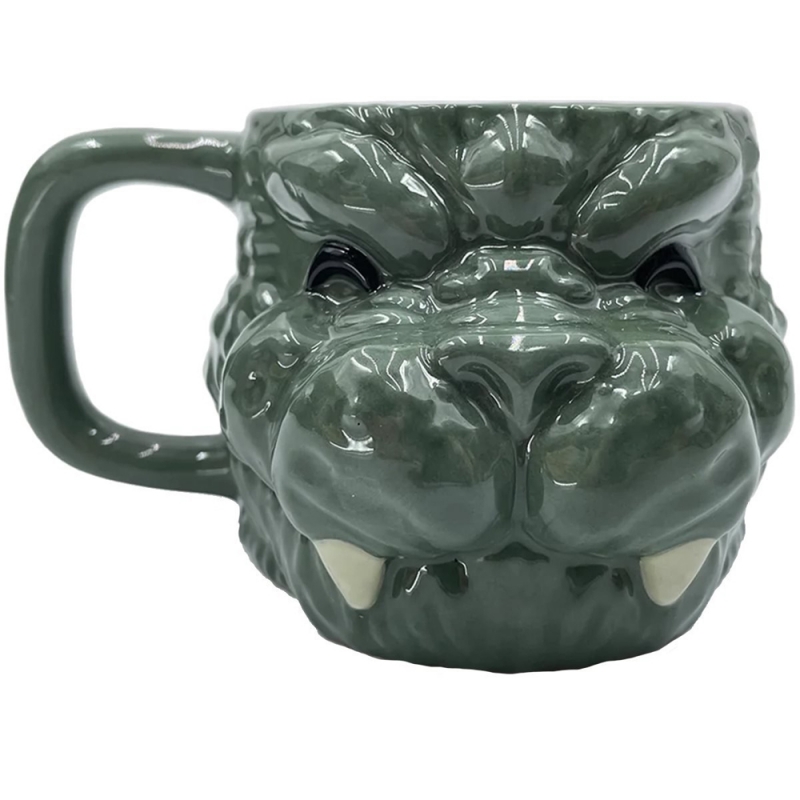 Godzilla Sculpted Head Mug - Click Image to Close